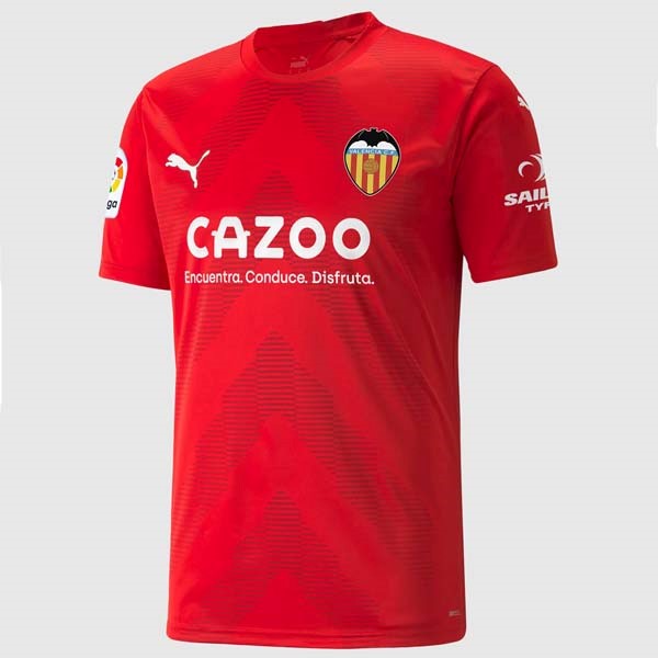 Thailand Trikot Valencia Ausweich Torwart 2022-23 Rote